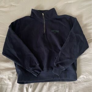 John Galt NY quarter zip sweatshirt